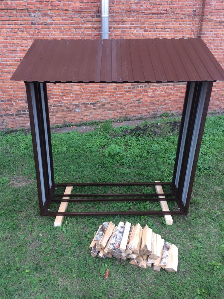 Навес для дров (дровник) КУБ-4z (Pionehr)