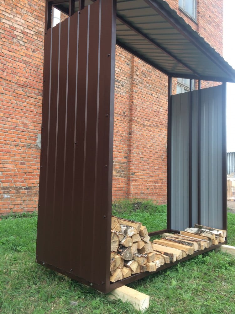 Навес для дров (дровник) КУБ-4z (Pionehr)