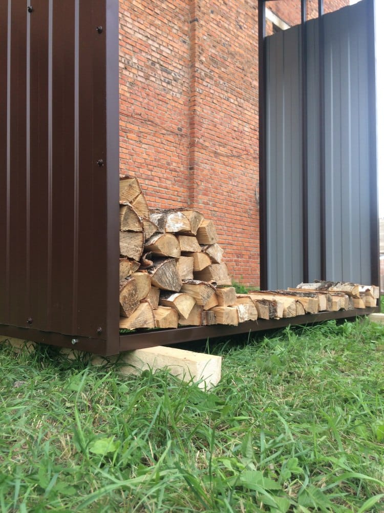 Навес для дров (дровник) КУБ-4z (Pionehr)