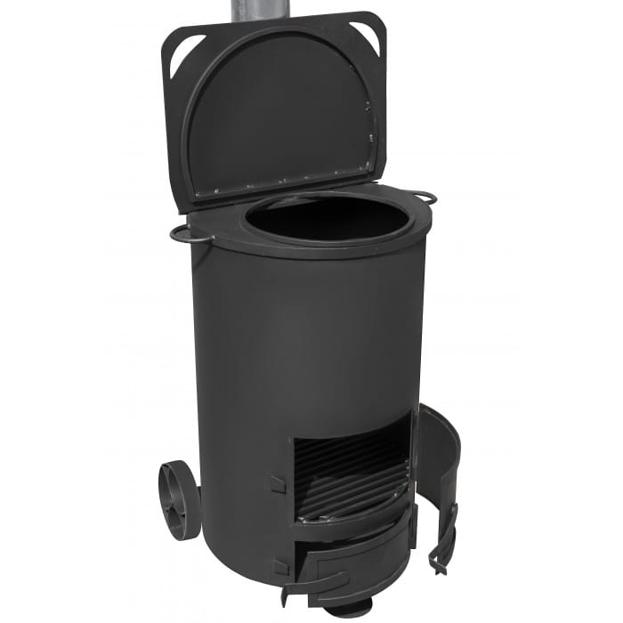 Печь для казана/сжигания мусора СМ-80. 260л., 4мм