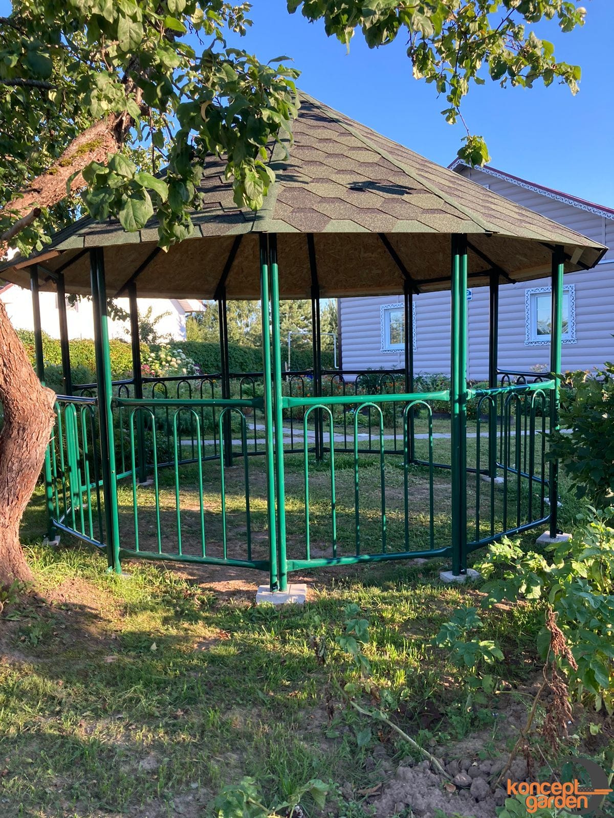 Навес-беседка для мангала НБ-10 (Пионэр)