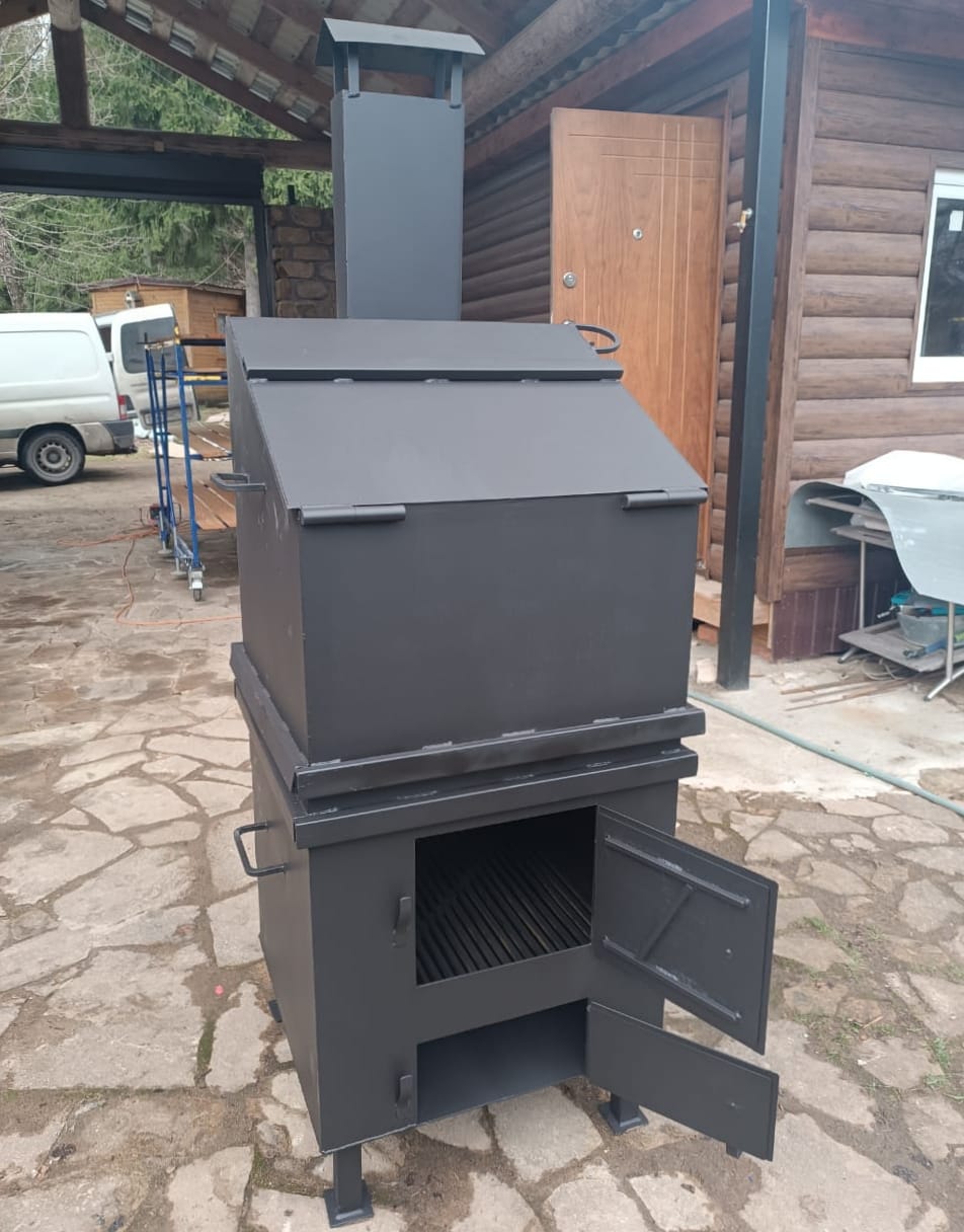 Печь для сжигания садового мусора Уголек-400 4мм (Пионэр)