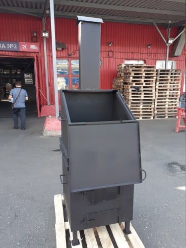 Печь для сжигания садового мусора Уголек-400 4мм (Пионэр)