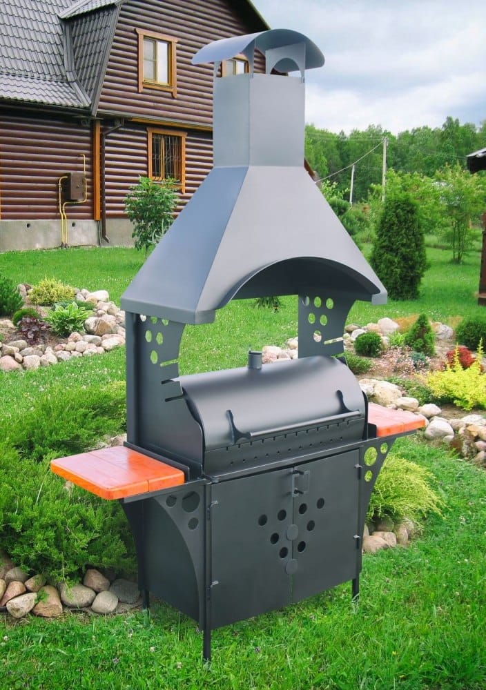 Мангал-коптильня МК-11