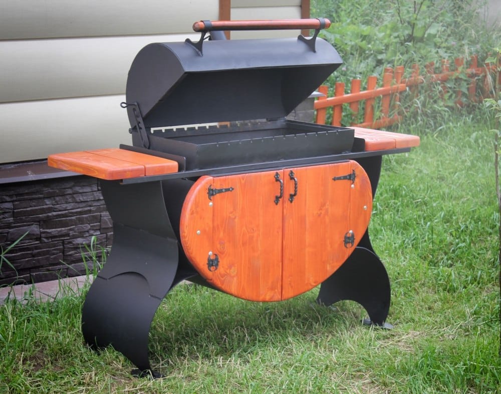 Мангал-коптильня МК-2д