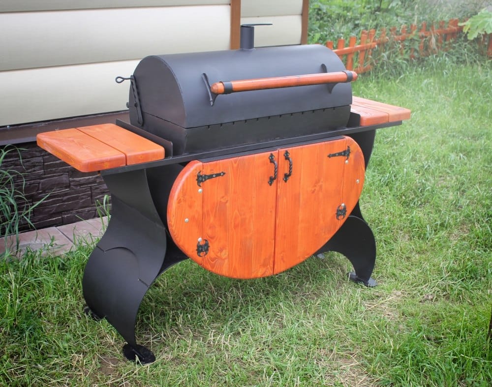 Мангал-коптильня МК-2д