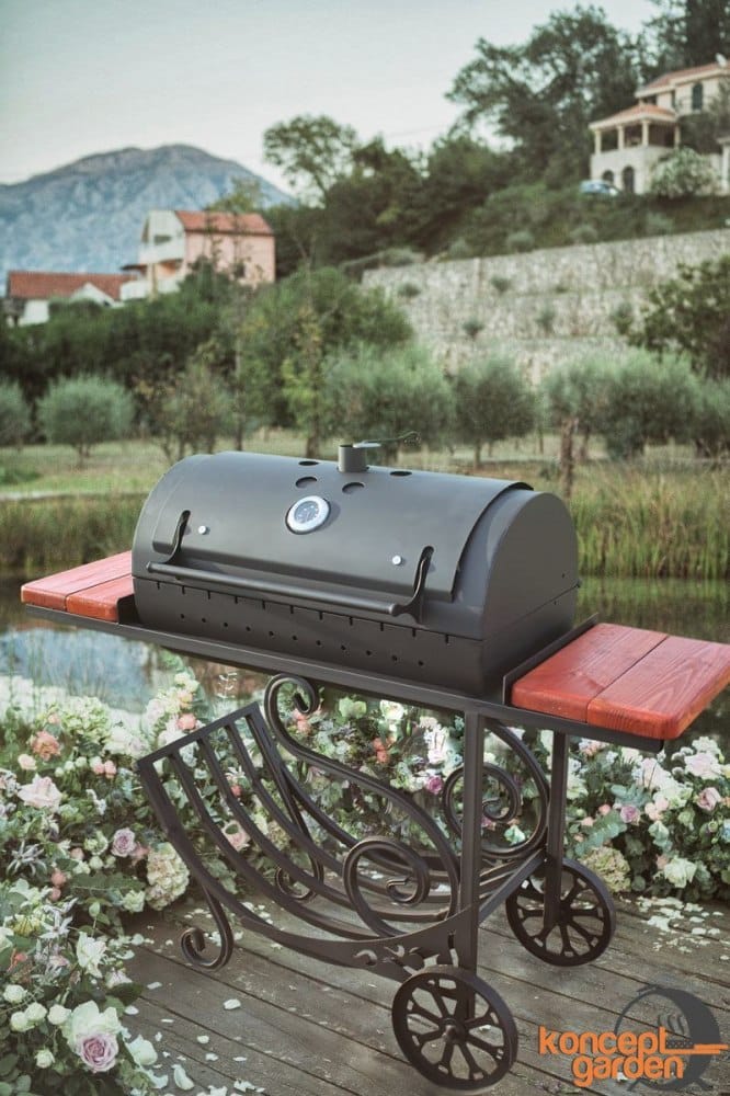 Мангал-коптильня МК-10