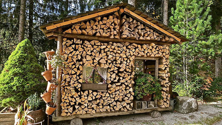 Дровница удобное хранение дров для вашего дома