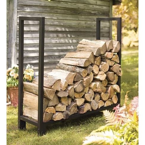 Дровница для камина или печи: как выбрать?