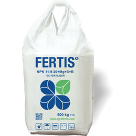 FERTIS NPK 11-9-20+S+Mg+ME (БЕЗХЛОРНА, SOP) минеральное удобрение биг-бег 500 кг FERTIS