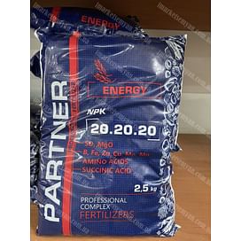 PARTNER ENERGY (Партнер Энерджи) NPK 20.20.20+АМК+ME комплексное удобрение 2,5 кг; 25 кг Partner