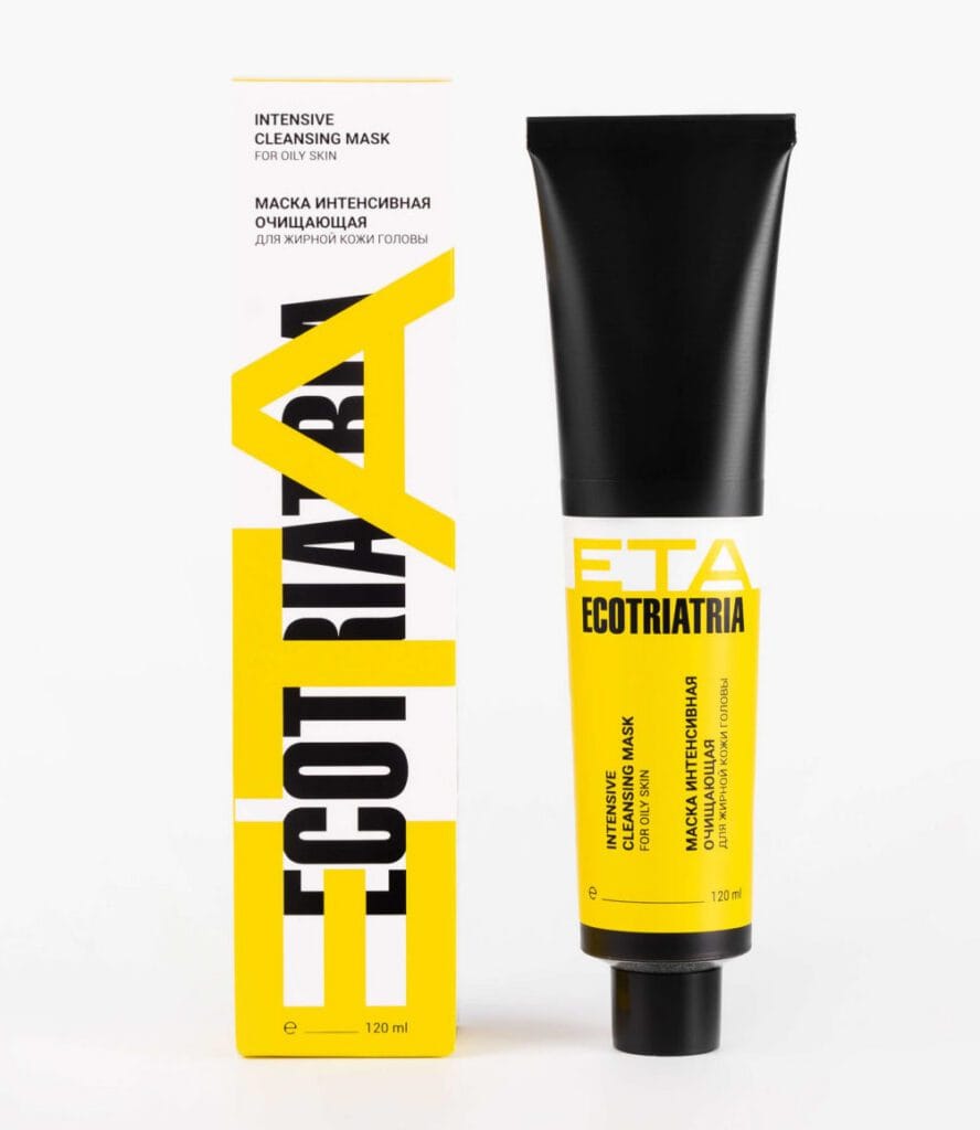 Маска интенсивная очищающая для жирной кожи головы Ecotriatria ETA, 120 мл ECOTRIATRIA ETA
