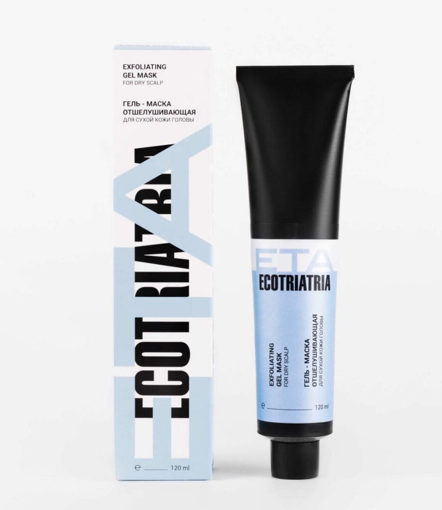 Гель-маска отшелушивающая для сухой кожи головы Ecotriatria ETA, 120 мл ECOTRIATRIA ETA