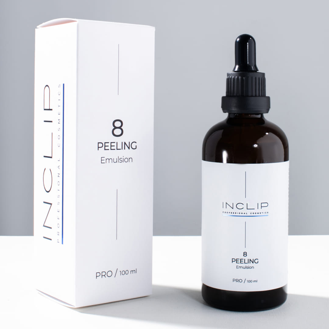№8 Кислородная эмульсия для очищения кожи головы Inclip PRO, 100 мл INCLIP