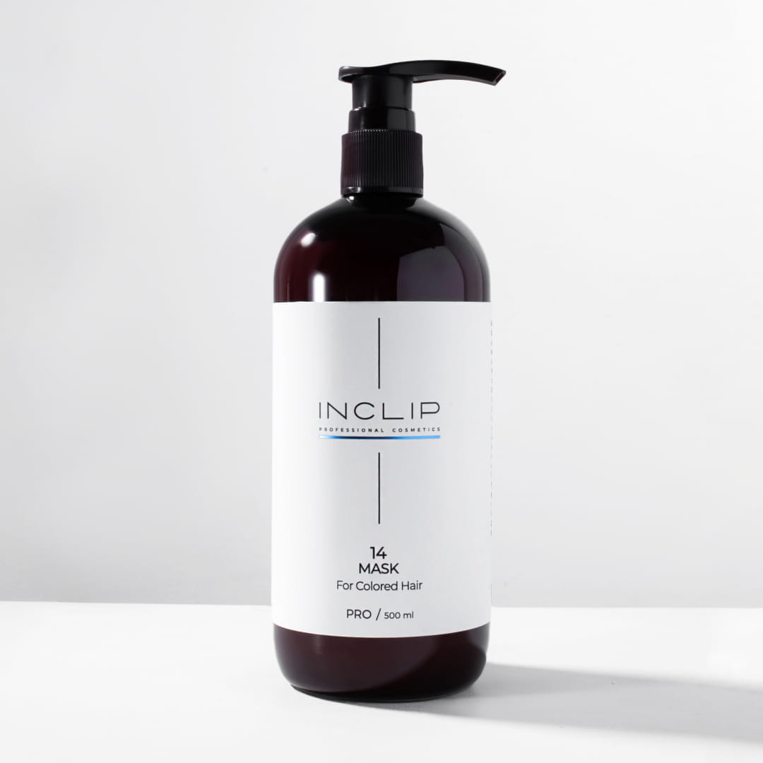 №14 Маска для окрашенных волос Inclip, 500 мл INCLIP