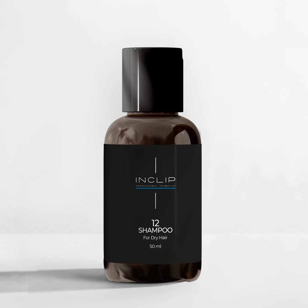 №12 Шампунь для сухих и обезвоженных волос Inclip, 50 мл INCLIP
