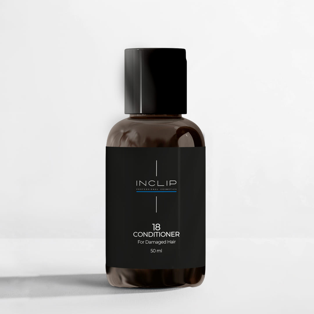 №18 Кондиционер для реконструкции поврежденных волос с кератином Inclip, 50 мл INCLIP
