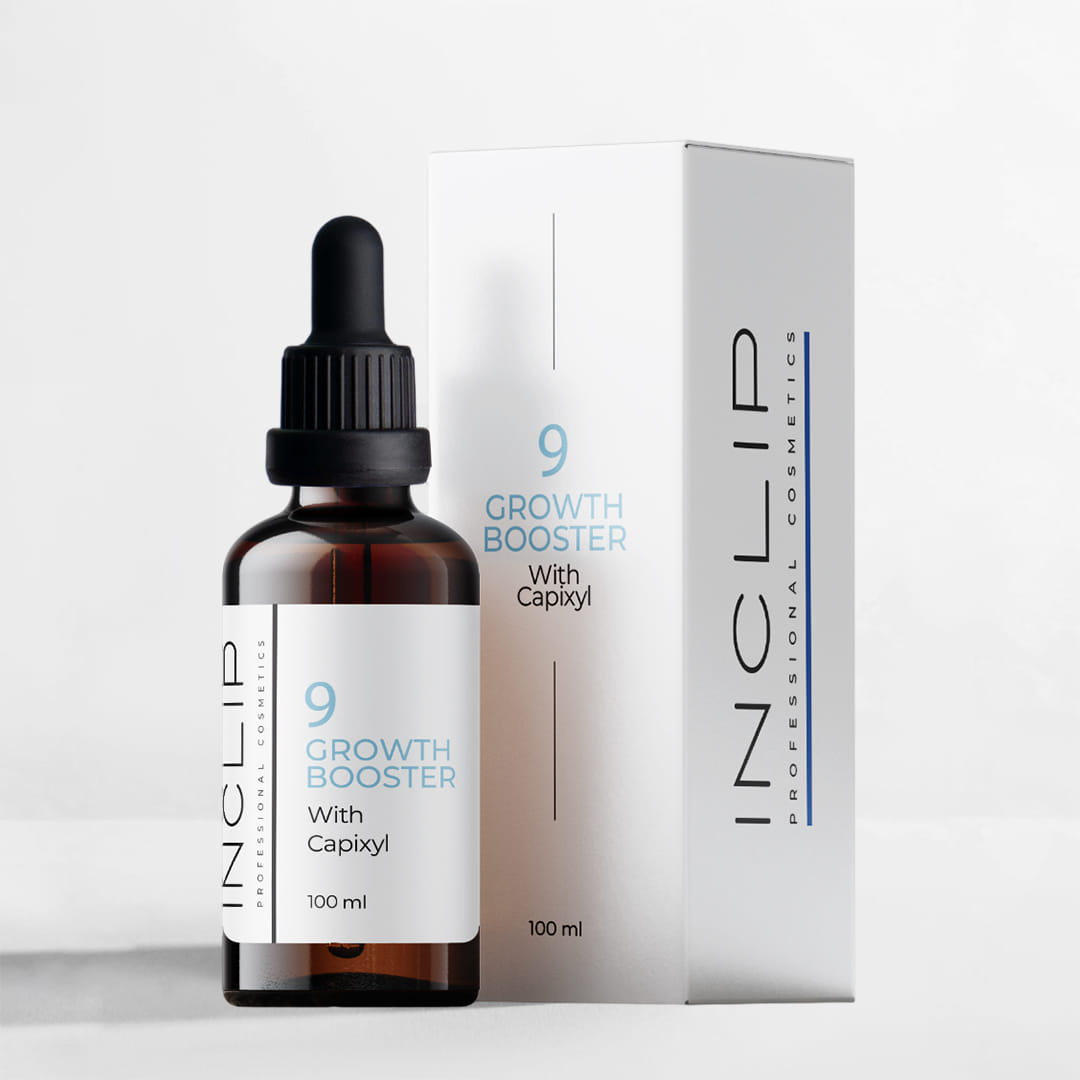 №9 Амино-пептидный бустер для волос с капиксилом Inclip, 100 мл INCLIP