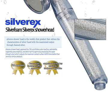 Душевая насадка SILVEREX SS-03 (SH-01, 2 stages Ag Foam).