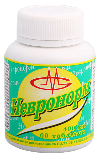 НЕВРОНОРМ 60 капсул "Оптисалт" Успокаивающее (седативное), противовоспалительное, мочегонное, болеутоляющее, спазмолитическое, гипотензивное, тонизирующее ЖКТ.