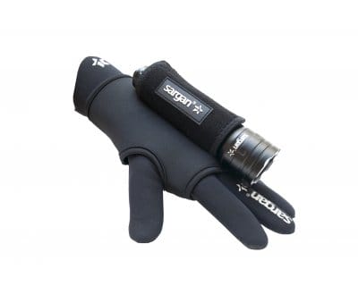 Держатель фонаря Sargan Спрут на полуперчатке черная