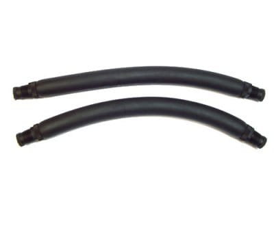 Тяги парные Sargan латекс черные Ø20 мм, 21 см