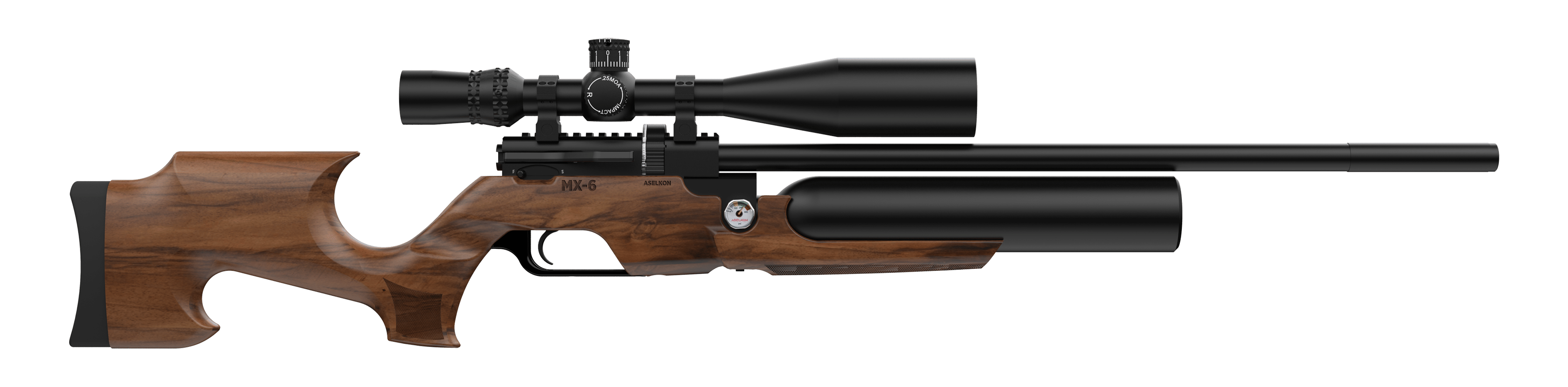 Винтовка пневматическая PCP Aselkon MX6 MATTE BLACK