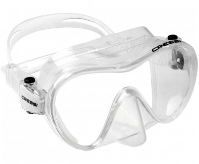 Маска для плавания Cressi F1 прозрачный силикон