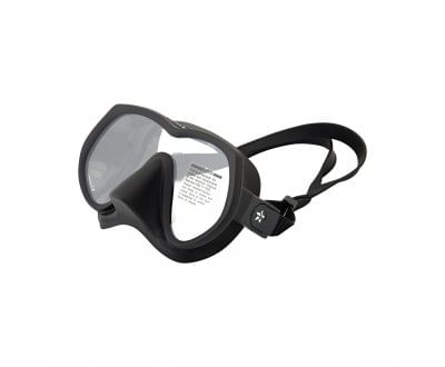 Маска для плавания Sargan Ирень черный силикон прозрачные линзы