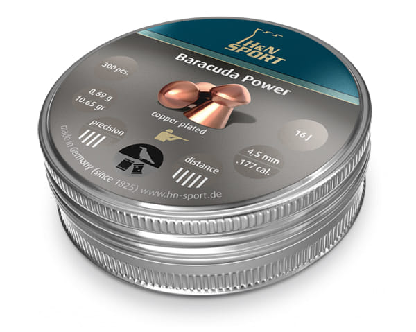 Пули калибр 4.5 мм (.177) H&N Sport Barracuda Power
