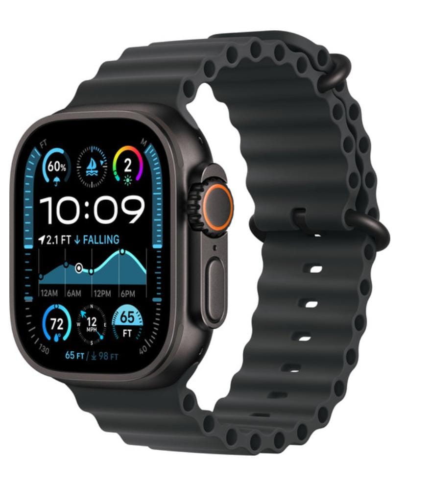 Умные часы Apple Watch Ultra 2 LTE 49mm / MX4P3 (черный титан/черный ремешок) Apple