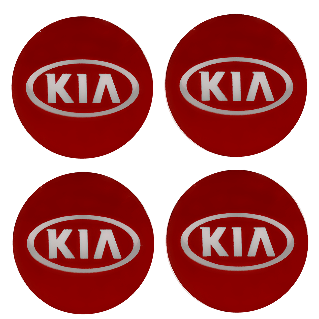 Наклейки на колпаки KIA 90 мм Kenguru