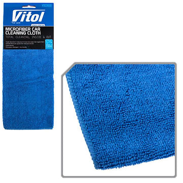 Салфетка микрофибра универс. 30х30см/синяя Vitol