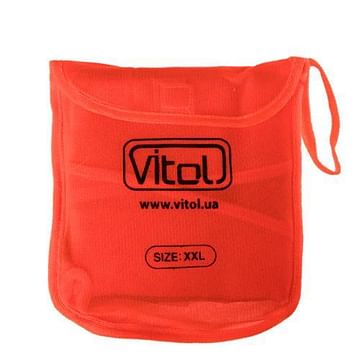 Жилет безопасности светоотражающий (orange) 116 Or XXL (ЖБ004) Vitol
