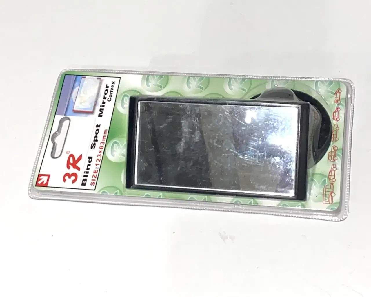 Автомобильное зеркало для обзора слепых зон, мертвых зон 123*63 мм "Kenguru"