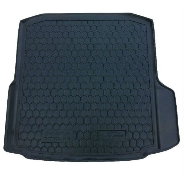 Автомобильный коврик в багажник 111382 SKODA Octavia A7 (2013>) (лифтбэк) (без бокса усилит.)