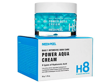 Увлажняющий крем с пептидными капсулами MEDI-PEEL Power Aqua Cream H8, 50мл.