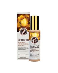 Тональный крем Enough Rich Gold Double Wear Radiance Foundation SPF50+, 100 гр. (2 ВИДА)