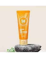 Легкий солнцезащитный крем Deoproce Hyaluronic Fresh Sun Cream SPF50+, 60гр.