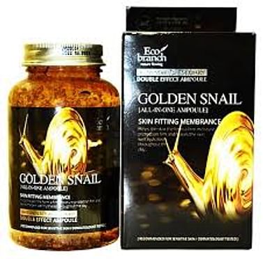 Ампульная сыворотка с муцином золотой улитки Eco branch Golden Snail All-In-One Ampoule, 250мл.