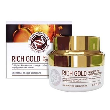 Питательный крем с золотом Enough Rich Gold Intensive Pro Nourishing Cream, 50мл.