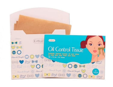 Матирующие салфетки против жирного блеска Cettua Oil Control Tissue, 50шт.