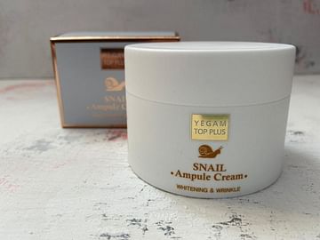 Крем для лица Ye Gam Top Plus Ampule Cream, 80 мл. - Улитка