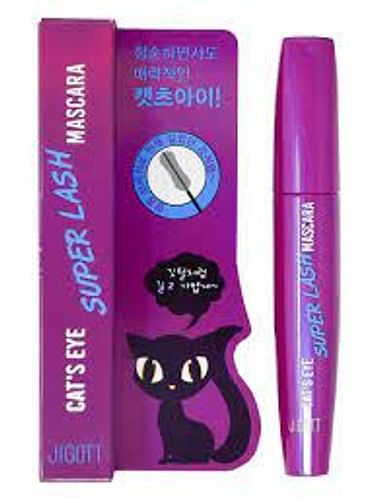Тушь удлиняющая (малиновая) JIGOTT Cat`S Eye Super Lash Mascara, 12гр.