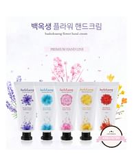 Крем для рук Baekoksaeng Flower hand cream, 35мл. - Purple