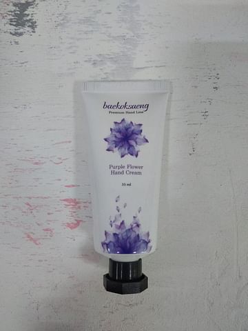 У/Т Крем для рук Baekoksaeng Flower hand cream, 35мл. - Purple