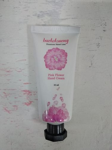 У/Т Крем для рук Baekoksaeng Flower hand cream, 35мл. - Pink