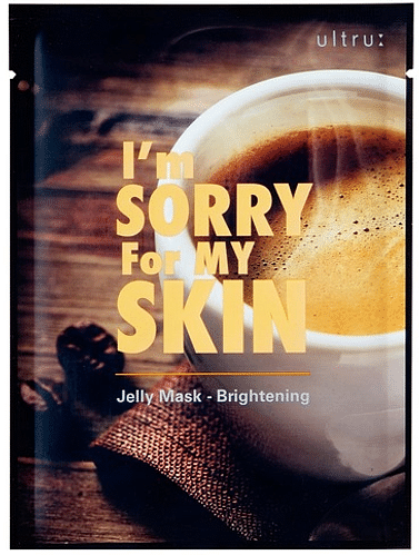 Освет. ткан. маска с экстр. лотоса I'm Sorry for My Skin Brightening Jelly Mask, 33мл. (Coffee)