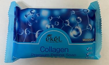 мыло - пилинг для лица и тела Ekel Premium Peeling Soap, 150гр. - Коллаген