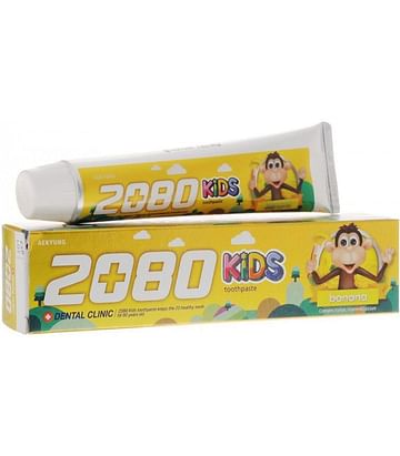 Детская зубная паста 2080 AEKYUNG Dental Clinic Kids Toothepaste, 80гр. - Банан